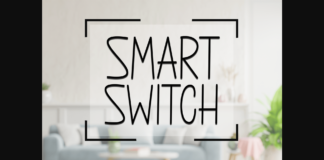 Smart Switch Font Poster 1