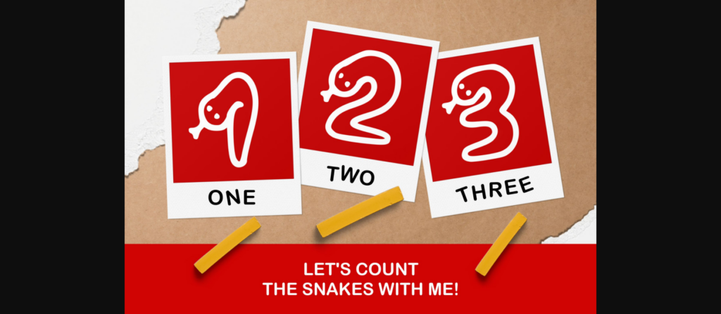 Snaky Snake Font Poster 2