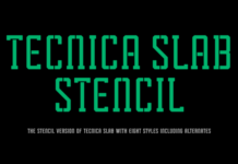 Tecnica Slab Stencil Family