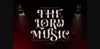 The Lord Music Font Poster 1