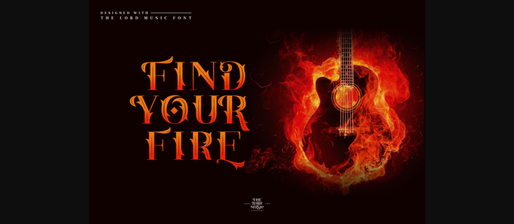 The Lord Music Font Poster 9