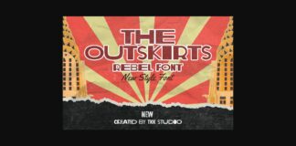The Outskirts Font Poster 1