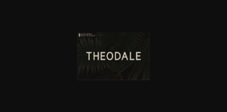 Theodale Font Poster 1