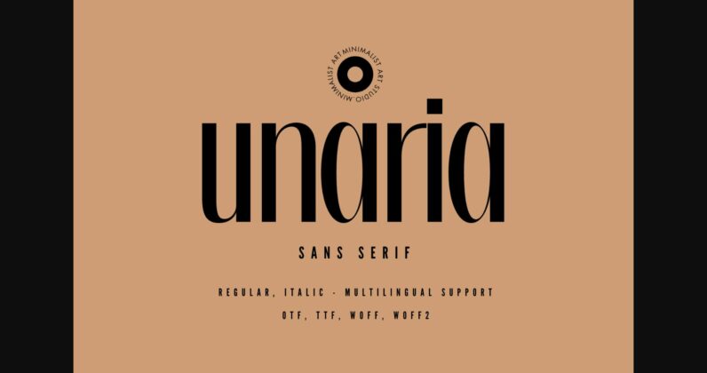 Unaria Font Poster 1