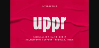 Uppr Font Poster 1