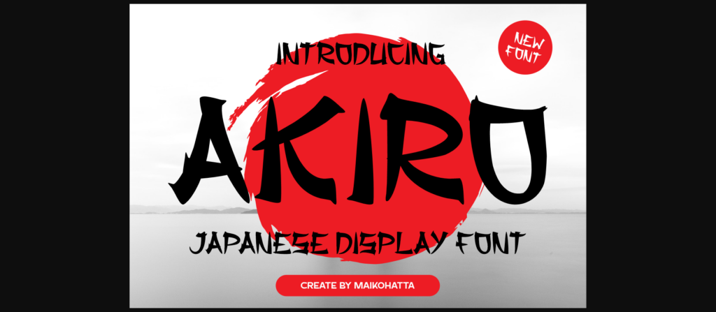 Akiro Font Poster 1