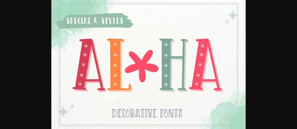 Aloha Font Poster 3