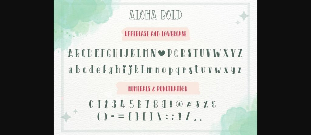 Aloha Font Poster 8