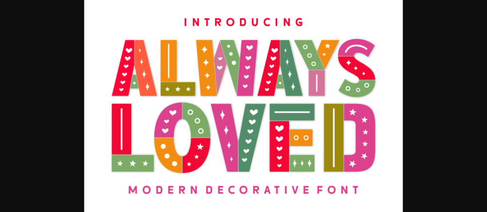 Always Loved Font Poster 3