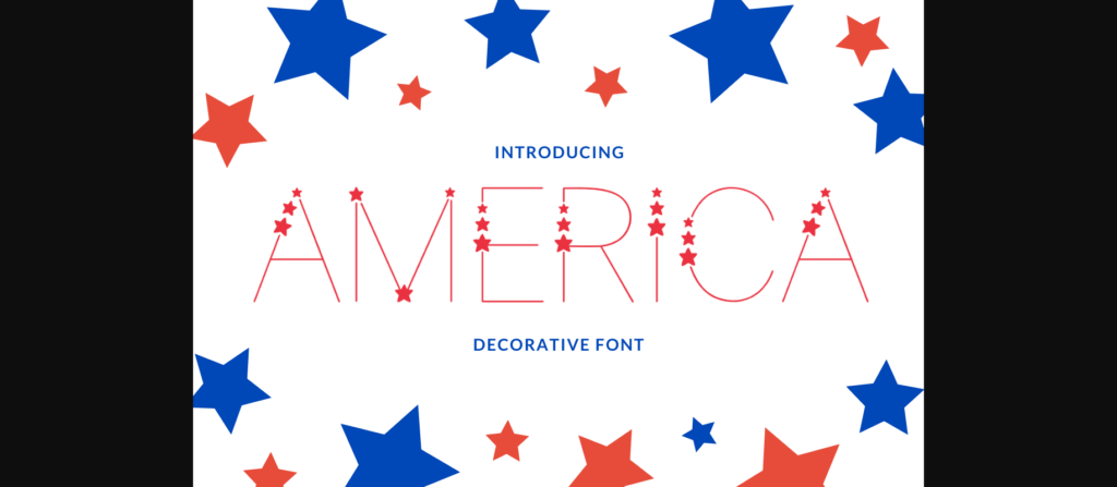 America Font Poster 1