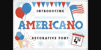 Americano Font Poster 1