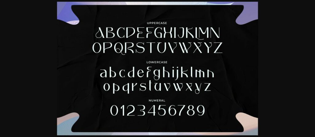 Anevass Font Poster 4