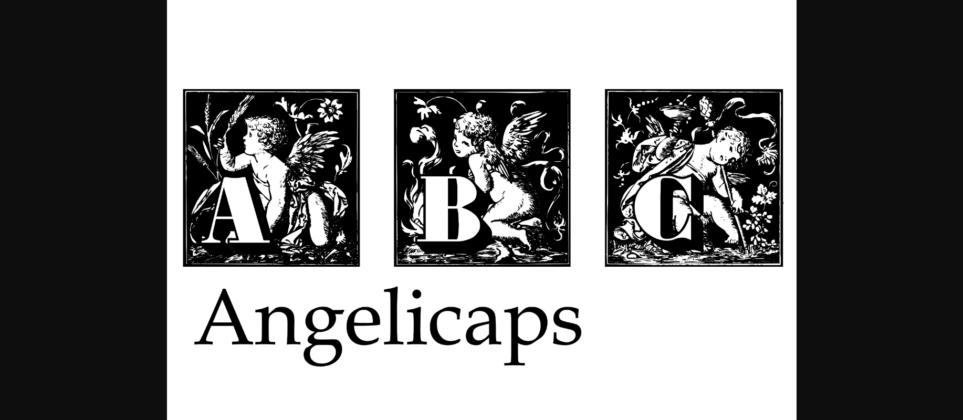 Angelicaps Font Poster 3