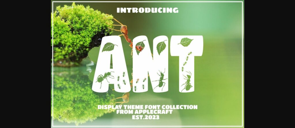 Ant Font Poster 3