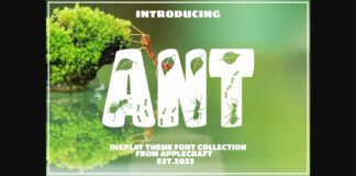 Ant Font Poster 1