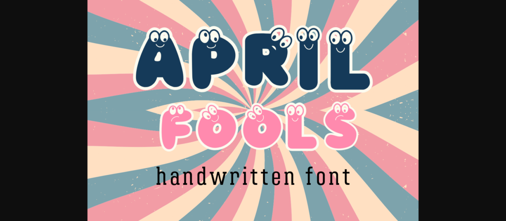 April Fools Font Poster 1