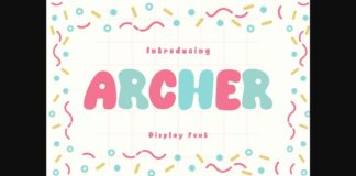 Archer Font Poster 1