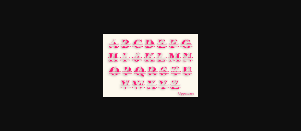 Archie Monogram Font Poster 6