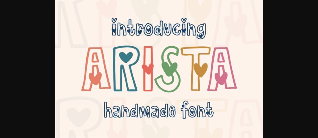 Arista Font Poster 3