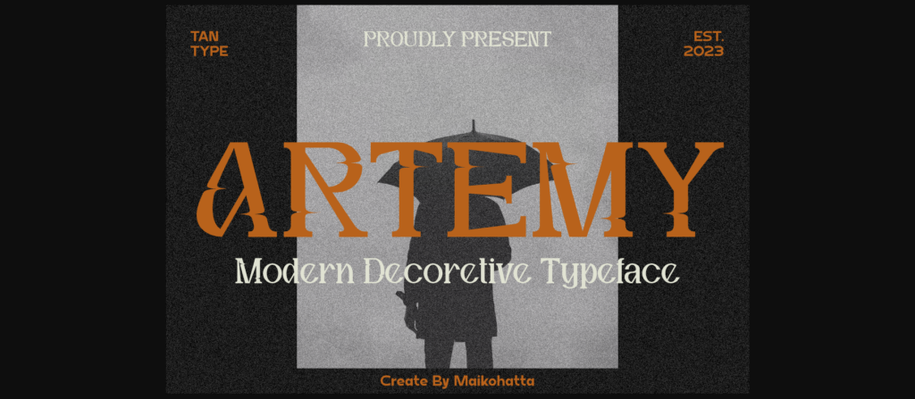 Artemy Font Poster 3