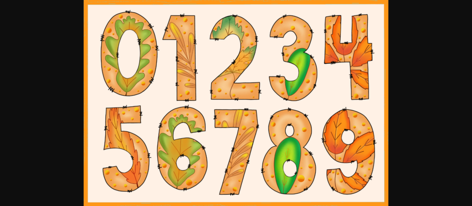 Autumn Font Poster 5