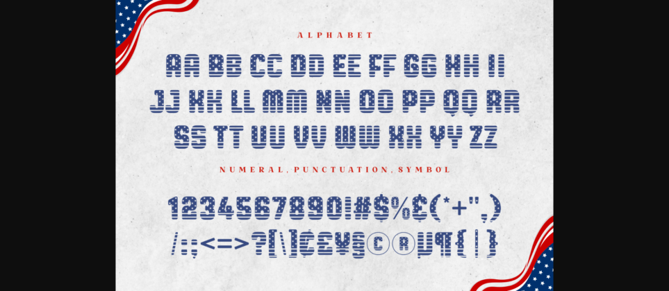 Awesome America Font Poster 8