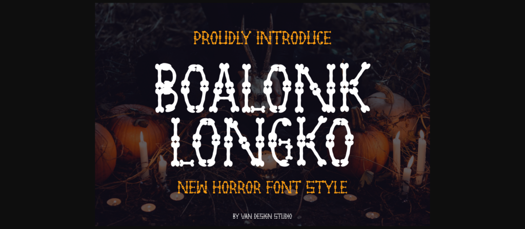 Boalonk Longko Font Poster 3