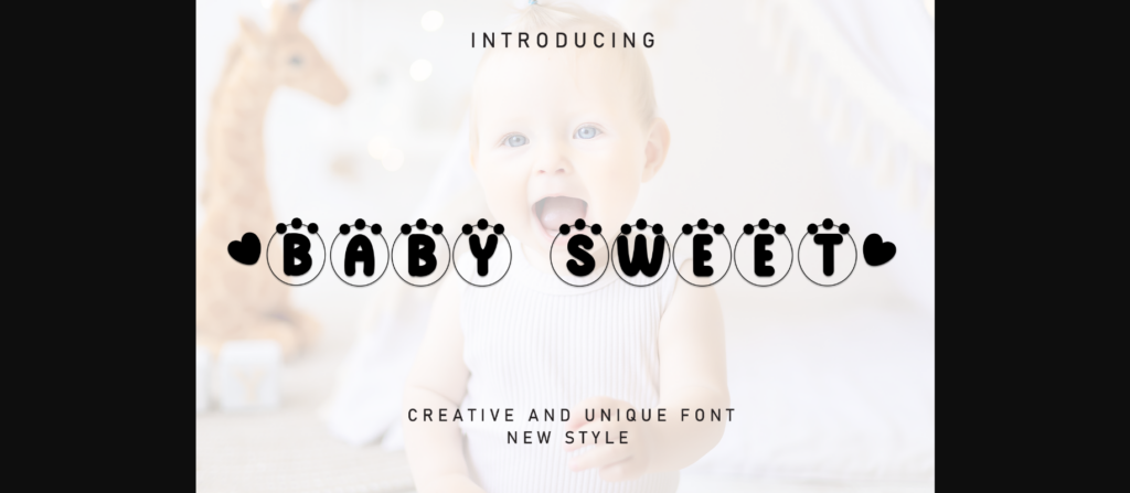 Baby Sweet Font Poster 3