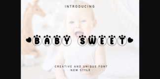 Baby Sweet Font Poster 1