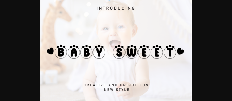 Baby Sweet Font Poster 1