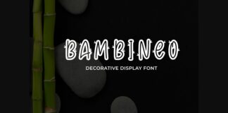 Bambineo Font Poster 1