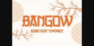 Bangow Font Poster 1