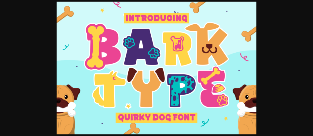 Bark Type Font Poster 1