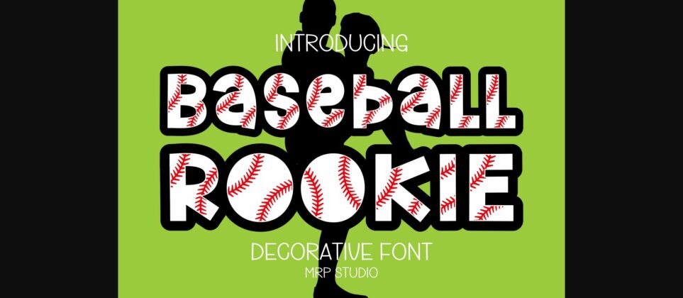 Baseball Rookie Font Poster 1