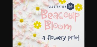 Beacoup Bloom Font Poster 1