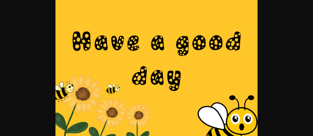 Bee Love Font Poster 4