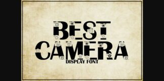 Best Camera Font Poster 1