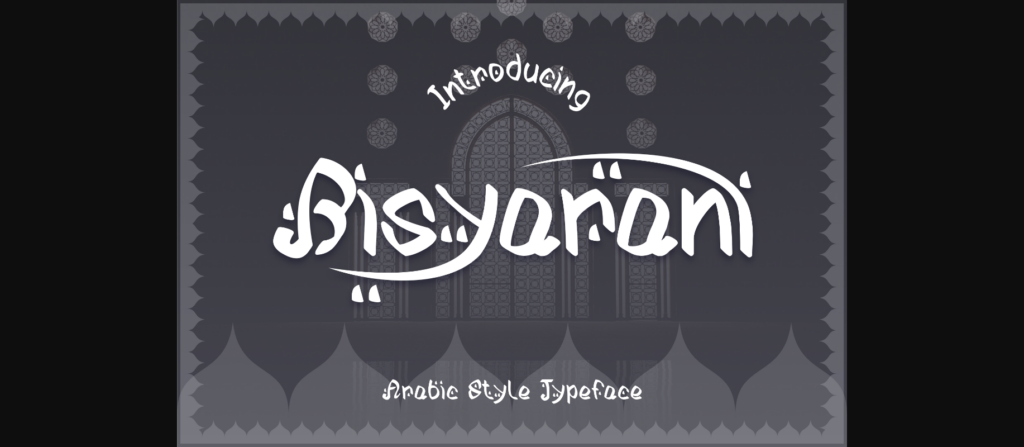 Bisyarani Font Poster 3