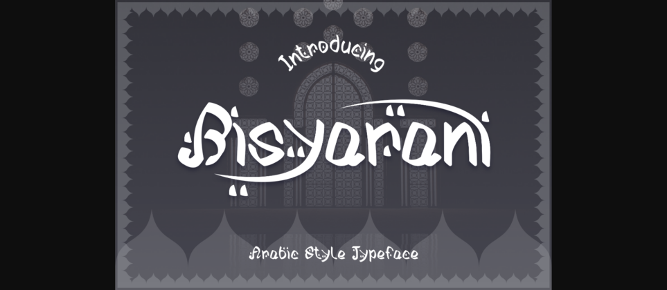 Bisyarani Font Poster 3