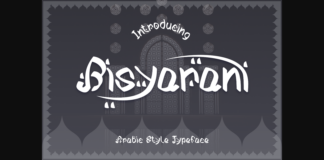 Bisyarani Font Poster 1