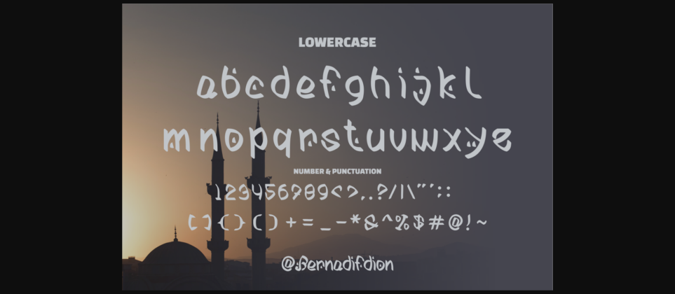 Bisyarani Font Poster 7