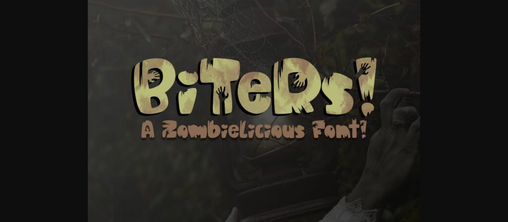 Biters Font Poster 1