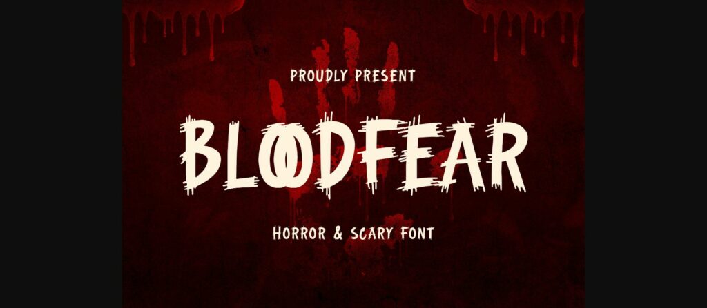 Bloodfear Font Poster 3