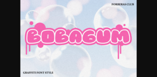 Bobagum Font Poster 1