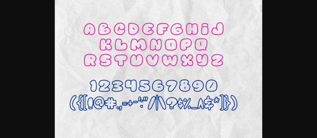 Bobagum Font Poster 8