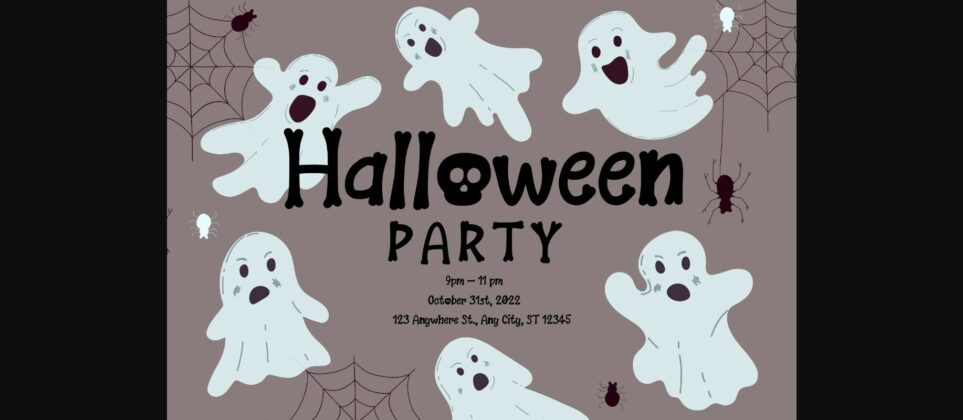 Bones Party Font Poster 5