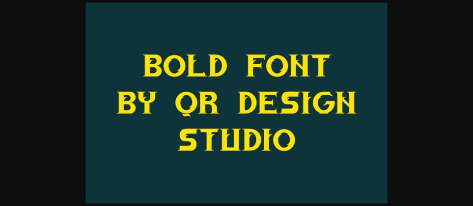 Bordeg Font Poster 5