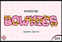 Bowkies Font Poster 1