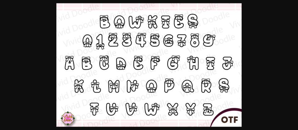 Bowkies Font Poster 2