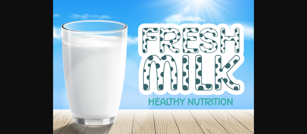 Boxed Milks Font Poster 5